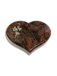 Grabstein Coeur/Aruba Rose 7 (Color)