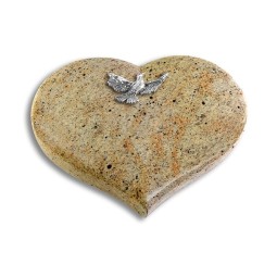 Grabstein Coeur/Kashmir Taube (Alu)