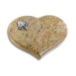 Grabstein Coeur/Kashmir Rose 3 (Alu)