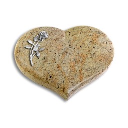 Grabstein Coeur/Kashmir Rose 6 (Alu)