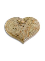Grabstein Coeur/Kashmir Taube (Bronze)