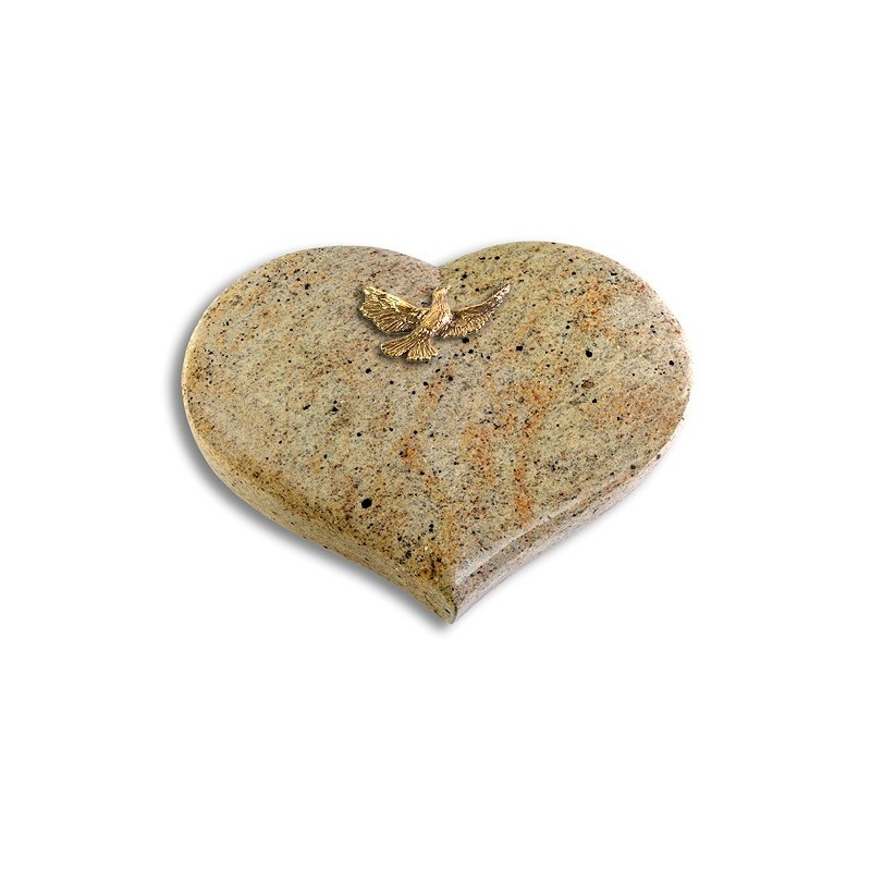 Grabstein Coeur/Kashmir Taube (Bronze)