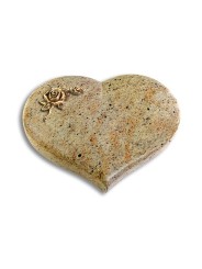 Grabstein Coeur/Kashmir Rose 1 (Bronze)