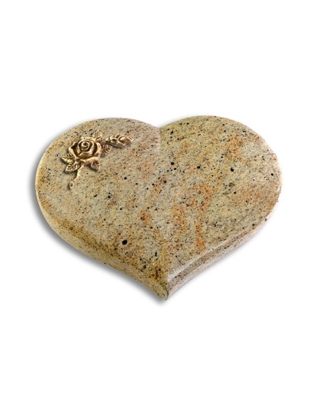 Grabstein Coeur/Kashmir Rose 1 (Bronze)