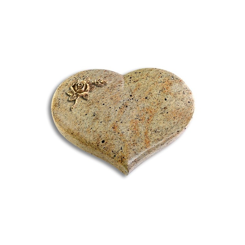 Grabstein Coeur/Kashmir Rose 1 (Bronze)