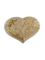 Grabstein Coeur/Kashmir Rose 5 (Bronze)