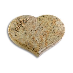 Grabstein Coeur/Kashmir Rose 5 (Bronze)