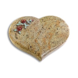 Grabstein Coeur/Kashmir Rose 3 (Color)