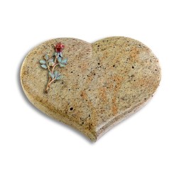 Grabstein Coeur/Kashmir Rose 7 (Color)