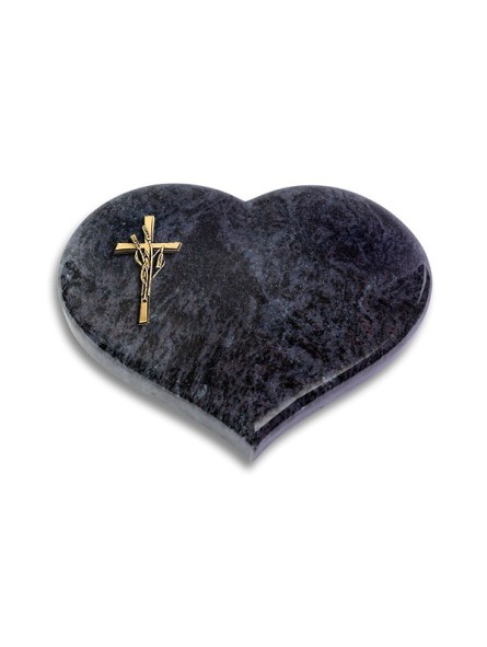 Grabstein Coeur/Orion Kreuz/Ähren (Bronze)