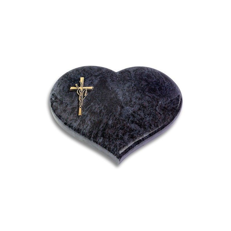 Grabstein Coeur/Orion Kreuz/Ähren (Bronze)