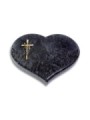 Grabstein Coeur/Orion Kreuz/Ähren (Bronze)