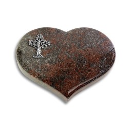 Grabstein Coeur/Paradiso Baum 2 (Alu)