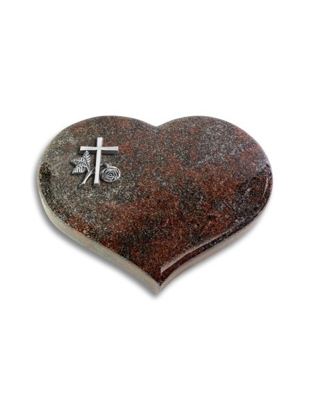Grabstein Coeur/Paradiso Kreuz 1 (Alu)