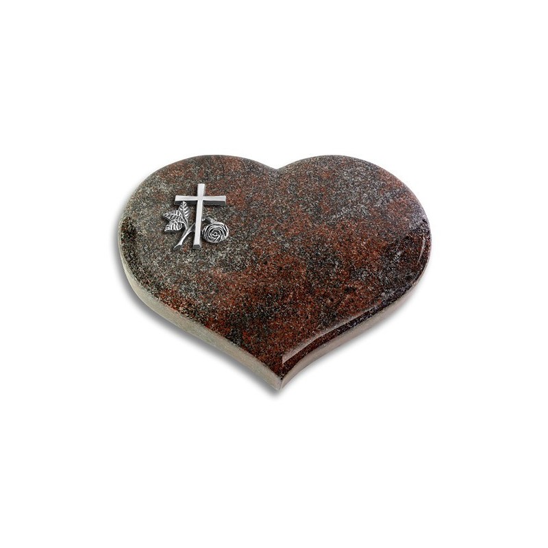 Grabstein Coeur/Paradiso Kreuz 1 (Alu)