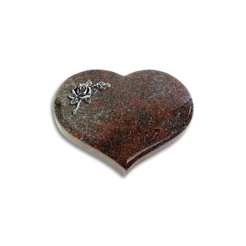 Grabstein Coeur/Paradiso Rose 1 (Alu)