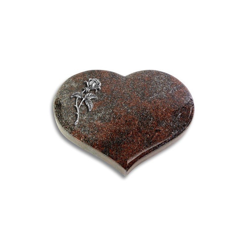 Grabstein Coeur/Paradiso Rose 2 (Alu)
