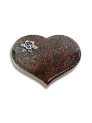 Grabstein Coeur/Paradiso Rose 4 (Alu)