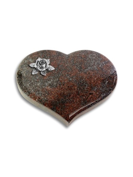 Grabstein Coeur/Paradiso Rose 4 (Alu)