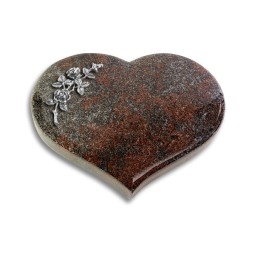 Grabstein Coeur/Paradiso Rose 5 (Alu)