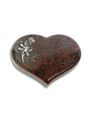 Grabstein Coeur/Paradiso Rose 6 (Alu)