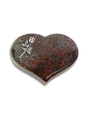 Grabstein Coeur/Paradiso Rose 8 (Alu)
