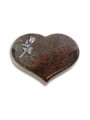 Grabstein Coeur/Paradiso Rose 8 (Alu)