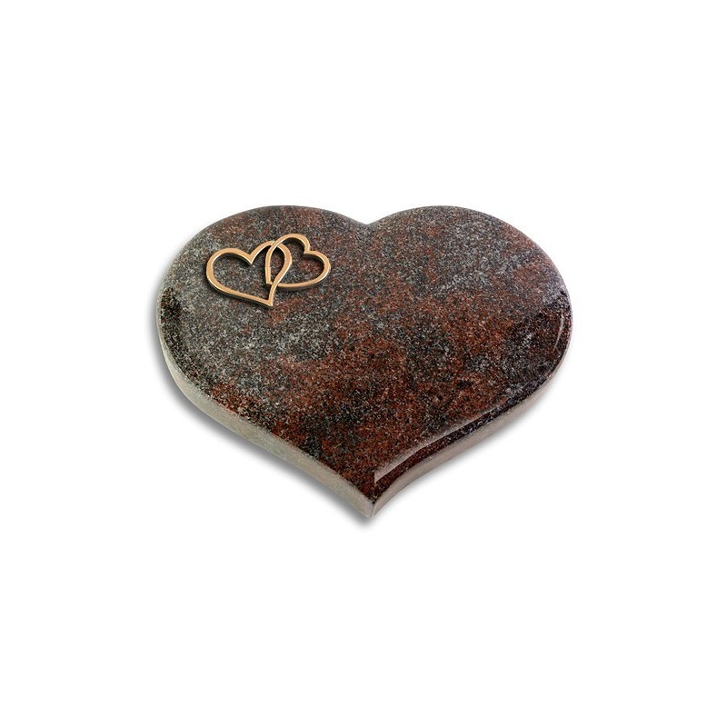 Grabstein Coeur/Paradiso Herzen (Bronze)