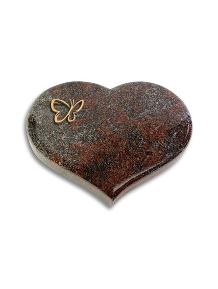 Grabstein Coeur/Paradiso Papillon (Bronze)