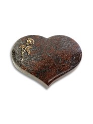 Grabstein Coeur/Paradiso Rose 2 (Bronze)