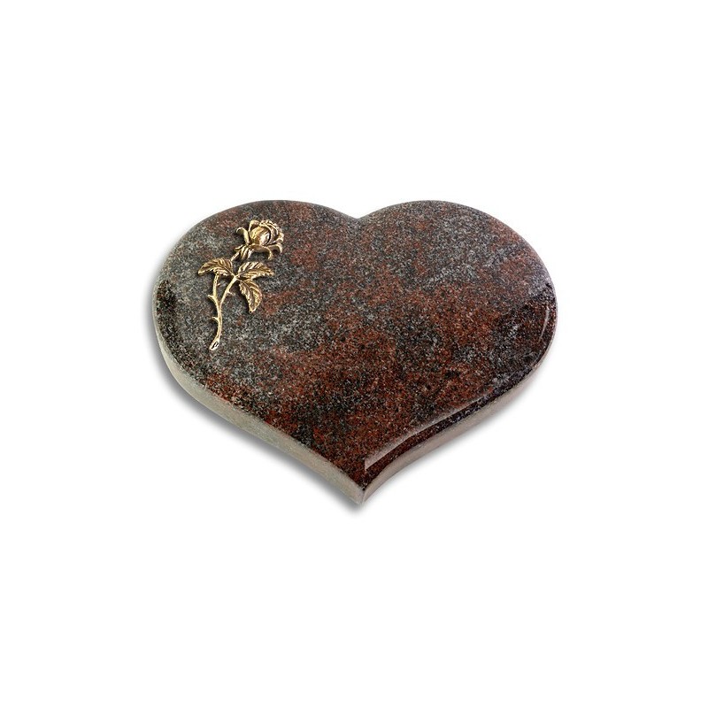 Grabstein Coeur/Paradiso Rose 2 (Bronze)