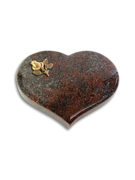 Grabstein Coeur/Paradiso Rose 3 (Bronze)