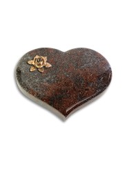 Grabstein Coeur/Paradiso Rose 4 (Bronze)