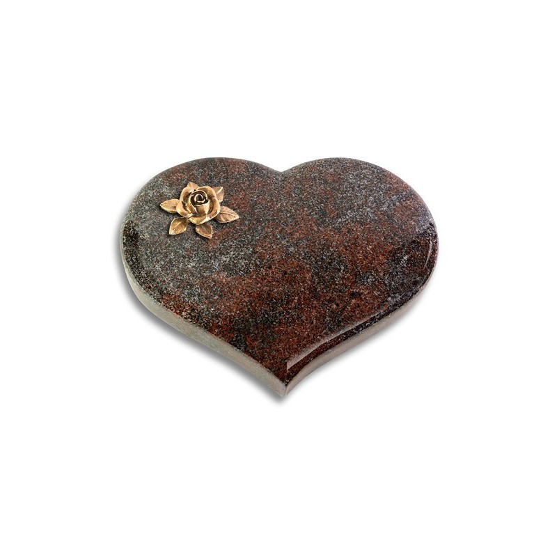 Grabstein Coeur/Paradiso Rose 4 (Bronze)