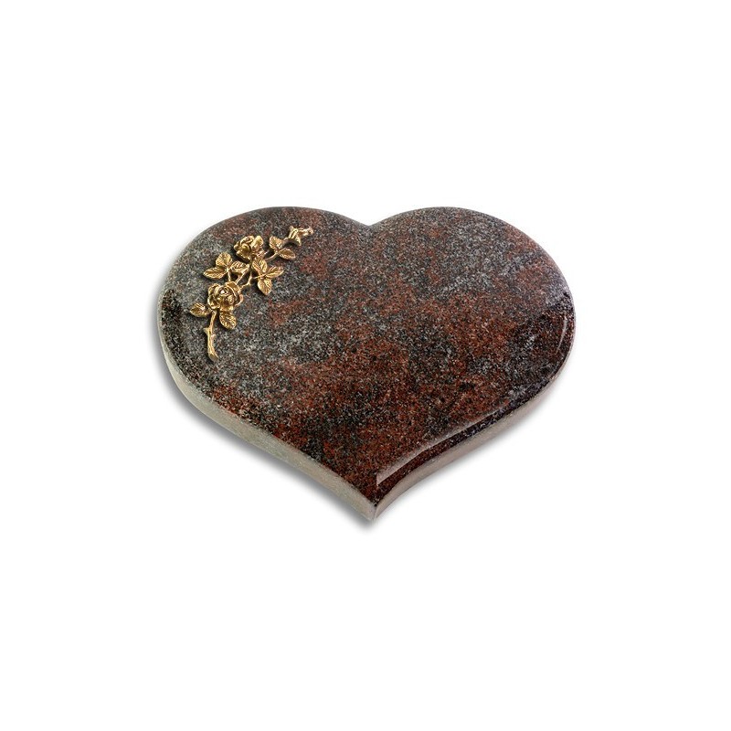 Grabstein Coeur/Paradiso Rose 5 (Bronze)