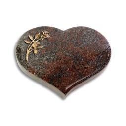 Grabstein Coeur/Paradiso Rose 6 (Bronze)