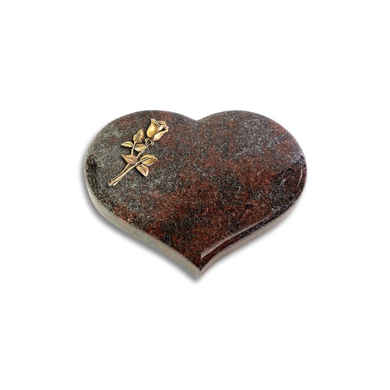 Grabstein Coeur/Paradiso Rose 8 (Bronze)