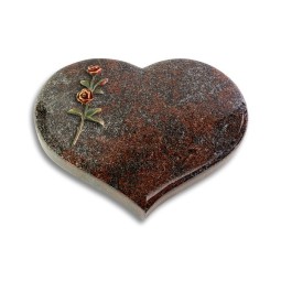 Grabstein Coeur/Paradiso Rose 6 (Color)