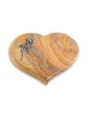 Grabstein Coeur/Rainbow Rose 2 (Alu)