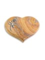 Grabstein Coeur/Rainbow Rose 6 (Alu)
