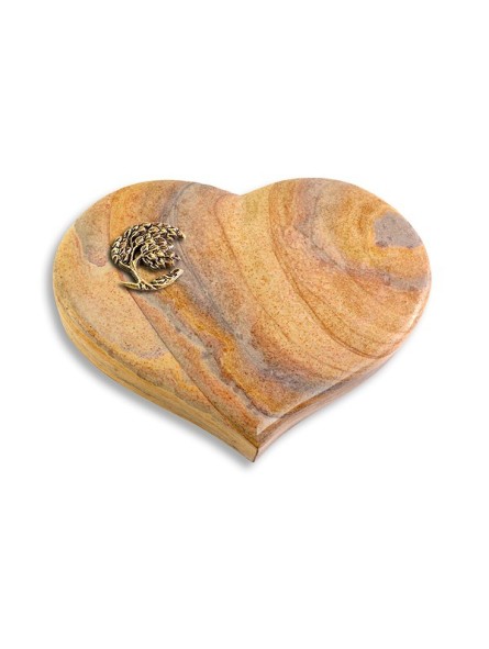 Grabstein Coeur/Rainbow Baum 1 (Bronze)