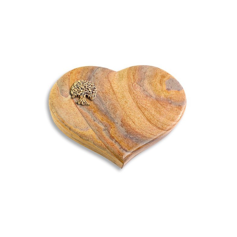 Grabstein Coeur/Rainbow Baum 3 (Bronze)