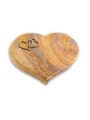 Grabstein Coeur/Rainbow Herzen (Bronze)