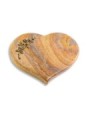 Grabstein Coeur/Rainbow Rose 5 (Bronze)