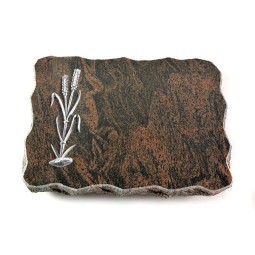 Grabplatte Barap Pure Ähren 2 (Alu)