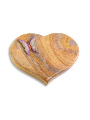 Grabstein Coeur/Rainbow Papillon 1 (Color)