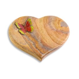 Grabstein Coeur/Rainbow Papillon 2 (Color)