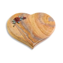 Grabstein Coeur/Rainbow Rose 1 (Color)