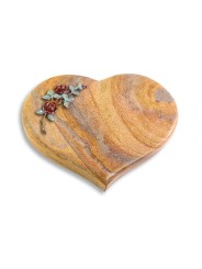 Grabstein Coeur/Rainbow Rose 3 (Color)