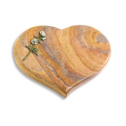 Grabstein Coeur/Rainbow Rose 8 (Color)